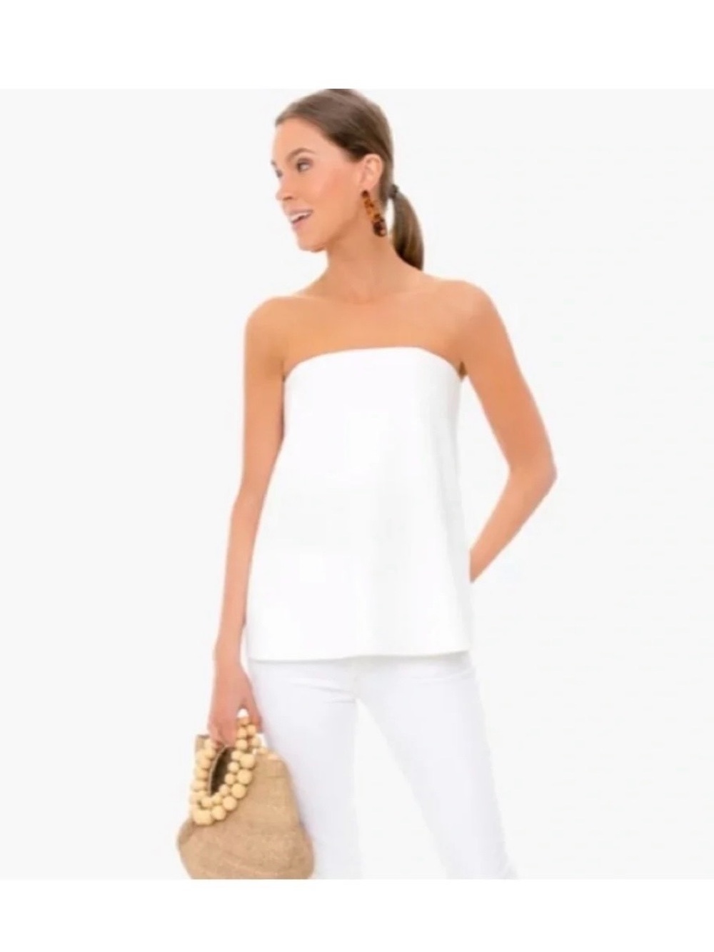 Tuckernuck White Strapless Tube Top